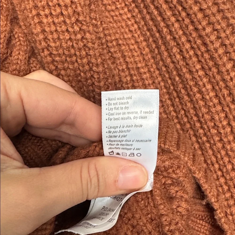 Paige Cable Knit Sweater Size Large - Picture 8 of 11